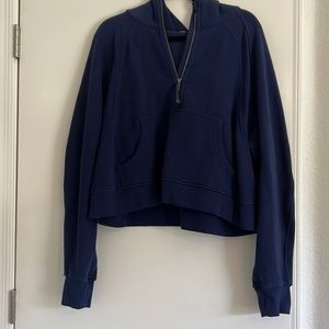 Scuba Oversized Half-Zip Hoodie